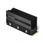 AXAGON Passiivne alumiiniumjahuti he- ja kahepoolsetele M.2 SSD-dele, suurus 2280, krgus 36 mm | CLR-M2XL