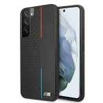 BMW Etui BMHCS22MTRTBK S22+ S906 tarna/must kvakaaneline M kollektsiooni kolmnurgad