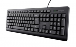 TRUST Primo klaviatuur Office USB QWERTZ teki must