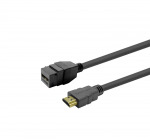 Vivolink Keystone Black HDMI Female to HDMI Male