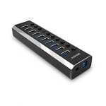 Lindy 10 USB 3.0 porti hubiga sisse- ja vlitaskuga