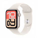Watch Apple Watch SE 3 (2025) GPS 44mm Starlight Aluminium Case with Sport Band M/L - Starlight