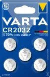 Varta CR2032 aku, 3 V, 5 tk, liitium (6032101415)