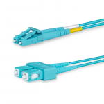 Lanview LC-SC multi mode Duplex OM3 50/125 LSZH 1m Fibre Patch