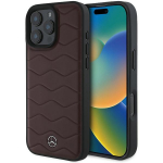 Mercedes MEHCP16X23RWRSRR iPhone 16 Pro Max 6.9" czerwony/punane kvakott MB Waves nahast