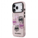 Karl Lagerfeld IML Multi K AND CH iPhone 17 Pro kaitsembrise kest / Roosa
