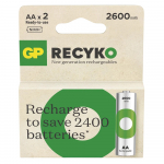 GP Battery Patareid R6/AA NI-MH 2 600mAh blister 2tk.