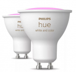 LIGHT BULB GU10 WHITE AND COLOR/2PACK 929003666502 PHILIPS