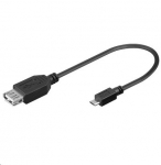 MicroConnect USB A - B Micro F-M 0,20m USBABMICRO2, 0.2 m, USB A,