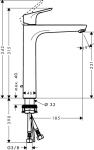 Washbasin faucet Hansgrohe Focus 31531000