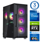 INTOP AQUA i7-14700F 32GB DDR5 2TB SSD M.2 NVME+4TB RTX5050 8GB WIN11Pro
