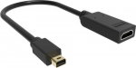 Vision TC-MDPHDMI/BL minilekande adapter Mini DisplayPort HDMI tp A (Standard) Must