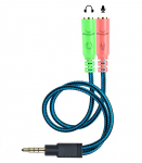 Riff Y-JACK 3.5mm Stereo Jack Splitter Headset Y-Adapter 1 male + 2 Female