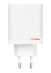 ONEPLUS 80W kaheportne SuperVooc adapter (C-tp + A-tp) + C-tpi valge kaabel, 5461100597