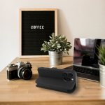 FOLIO Magnetraamatukaitse IPHONE 15 PRO MAX jaoks, must