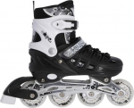 NILS eXtreme NH10905 rullnokad vahetatava jooksuga, reguleeritavad, mustvalged, suurus 39-42