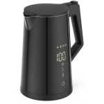AENO Electric Kettle EK7S Smart: 1850-2200W, 1.7L, Strix, Double-walls, Temperature Control, Keep warm Function, Control via Wi-Fi, LED-display, Non-heating body, Auto Power Off, Dry tank Protection