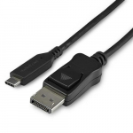 StarTech.com 3,3 jala (1 m) USB-C kuni DisplayPort 1.4 kaabel - 8K/5K/4K USB Type-C kuni DP 1.4 Alt Mode videoadapter - HBR3/HDR/DSC - 8K 60Hz DP monitorikaabel - USB-C/Thunderbolt