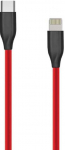 Extra Digital Silicone USB Type-C to Lightning 2m Red