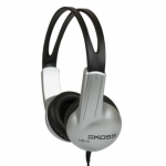 KOSS UR10 Headphones, On-Ear, Wired, Silver/Black