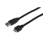 ASSMANN USB3.0 kaabel 0,25 m USB A/microUSB BM/M must 0,25 m