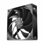 HAVN H18 kotelotuuletin 180 x 40 mm, musta (HVN-FS-H1840-02)