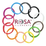 Rosa3D Filament PLA komplekt, 12 phivrvi, igast 30g (10m), 1,75mm 3D-pliiatsitele