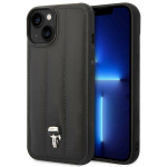Karl Lagerfeld KLHCP14MPSQPK iPhone 14 Plus / 15 Plus 6,7" kvakott tarny/must Puffy Ikonik Pin