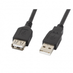 LANBERG USB-A 2.0 kabel, 3 m | CA-USB-E-10CC-0030-BK | USB Type-A USB Type-A```