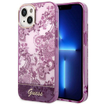 GUESS GUHCP14MHGPLHF iPhone 14 Plus / 15 Plus 6.7" fuksja/fuskiat vrvi kvakott Porcelain Collection