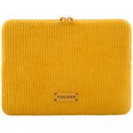 Tucano Velluto 2 Sleeve 14" skordikott MacBooki jaoks, kollane