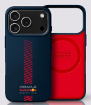 Red Bull Etui Silicone Powerbar MagSafe iPhone'i 17 Pro Max jaoks, granaatpunane