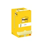 Post-It Mrkmetele meldud kleepapad Z-Notes, 76 x 76 mm, 12 tk/pakend, kanarieltane