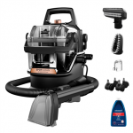 Bissell SpotClean HydroSteam Pro 3700N Portable Carpet and Upholstery Cleaner Corded operating Washing Function 1000W, Black