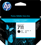 HP 711 must tindikassett, suur mahutavusega (CZ133A)
