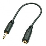 Lindy Audioadapter 2.5mm kinnitus 3.5mm kinnitus 0,2m