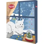 Trixie Julukalender kassadele - Xmas Advent calendar PREMIO for cats, 30*34*3.5 cm