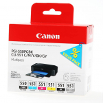 CANON Tindipaket 6496B005 / PGI-550/CLI-551 BK,C,M,Y,GY