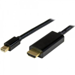 StarTech.com 6ft (2m) Mini DisplayPort HDMI kabel - 4K 30Hz video - mDP HDMI adapter kabel - Mini DP vi Thunderbolt 1/2 Mac/PC HDMI monitori/displei - mDP HDMI muundaja kord