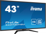 Iiyama ProLite X4373UHSU-B1 - 60Hz | 4K | 42,5'' | VA | 3ms