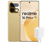 Realme realme 16 Pro+ 5G telefon, 256/8 GB, kuld + laadija (631011007988)