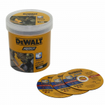 DEWALT METAL SHIELD 125x1.0mm INOX /100 pcs. IN A BUCKET
