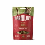 CARNILOVE Cat Crunchy Adult Duck Enriched with Raspberries 50 g krbused maiustused tislikute kassidele aneka ja vaarbuga