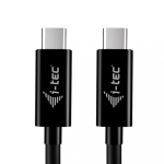 i-tec USB-C laadimiskaabel 1,8 m TB5/Must