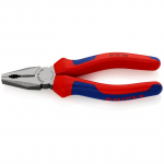 Knipex Kombizange 03 02 160 (blau, gezahnte Greifflchen, Schneiden mit Facette)