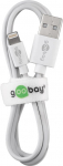 Goobay 54600 USB-C to Lightning Apple Lightning male (8-pin) USB 2.0 male (type A)