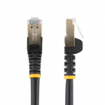 StarTech.com 3m CAT6a Ethernet kaabel 10 Gigabit varjestatud, tmbevastane RJ45 100W PoE henduskaabel 10GbE STP vrgukaabel tmbeju leevendusega must, Fluke'i testitud/juhtmte UL-i sertifitseeritud/TIA