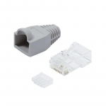 Logilink 100 tk CAT.6 RJ45 pistikupesasid, varjestamata, hall