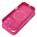 Case SILICONE 2mm for IPHONE 15 Pro compatible with MagSafe pink