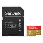 SANDISK MicroSDXC Extreme Plus 2TB UHS-I adapteriga